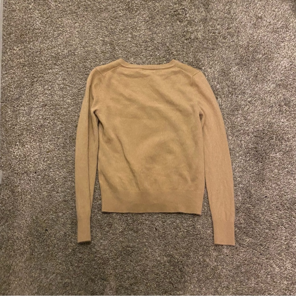 Quince 100% cashmere / Mongolian cashmere vneck sweater - Picture 7 of 7